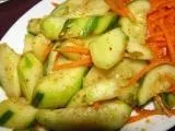 Кабачки на зиму, тушковані з огірками та морквою огірками