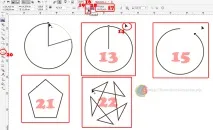 Зміна форми стандартних об’єктів у CorelDRAW X4 еліпса