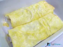 Курка в лаваші, запечена в духовці. курка