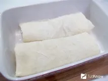 Курка в лаваші, запечена в духовці. запечена