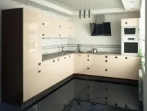 кухня бежови