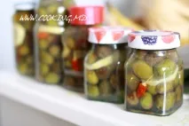 Мариновані оливки, Заготовки, соління, варення мариновані