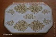 Майстер-клас з декупажу Шкатулка - Незнайомка майстер-клас