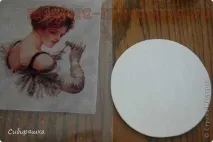 Майстер-клас з декупажу Шкатулка - Незнайомка декупажу