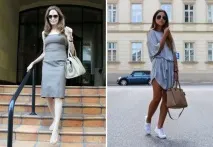 Модна сіра сукня - довга в підлогу і коротка, спортивна і вечірня, в’язана і з мереживом, сіра