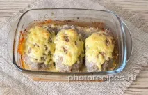 М’ясні зрази з сиром. зрази