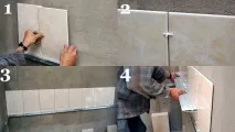 Настінна плитка для кухні майстер-клас з облицювання стін своїми руками настінна