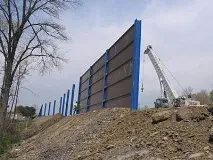 Області застосування шумозахисного екрану шумозахисного