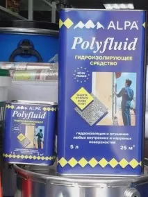 Поліфлюїд Альпа (Alpa), розчин для гідроізоляції alpa