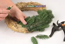 Різдвянийвінок - свічник своїми руками руками