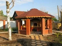 Садові альтанки з барбекю та печі-каміни своїми руками барбекю