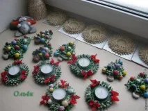 Різдвяний свічник своїми руками, Ніколлетто руками