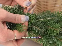 Різдвянийвінок - свічник своїми руками руками