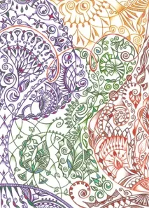 Малюнки кульковою ручкою, Натхнення на життя натхнення