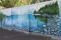 оградата върху