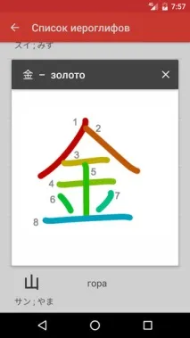 Японські ієрогліфи (PRO) - вивчення кандзі для Android японські