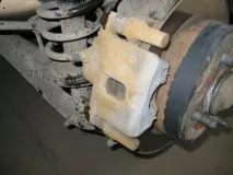Заміна задніх колодок та гальмівних дисків Лансер 9, Mitsubishi Lancer IX, Лансер 9, wagon, classic колодок