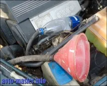 Заміна рідини в ГУР ауді с4 ауді