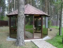 Альтанки зі старих віконних рам фото ідеї, відео як побудувати своїми руками та зробити фото