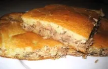 Швидкий рибний пиріг(на кефірі) з консервами, Рецепти Смачних Страви швидкий