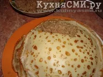 Млинці з курячою печінкою курячою