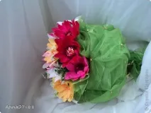 Букет з ліліями та герберами МК квіток, Країна Майстрів. країна