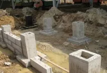 Фундамент скляного типу технологія монтажу фундамент
