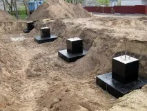 Фундамент скляного типу технологія монтажу фундамент