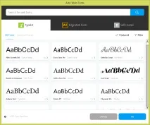 Використання Typekit та інших веб-шрифтів у Adobe Muse інших