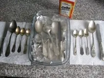 Як содою чистити срібло вдома срібло