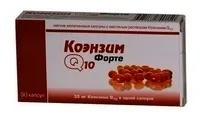 Коензим Q10 Форте - інструкція застосування, опис, наявність, відгуки коензим