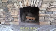 Короб для каміна з натурального декоративного каменю натурального
