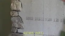 Короб для каміна з натурального декоративного каменю каміна