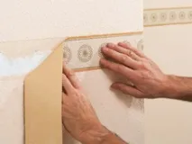 Косметичний ремонт стін з використанням бордюрів стін