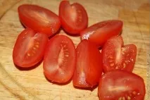 Курячий шашлик з персиковим соусом. курячий
