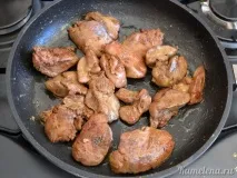 Вкусно ястие пържен дроб