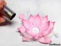Лотос із полімерної глини лотос