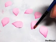 Лотос із полімерної глини глини