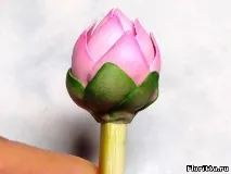 Лотос із полімерної глини глини