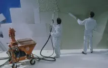 Машинна штукатурка стін штукатурка