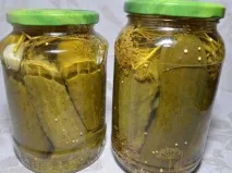 Мариновані огірки з лимонною кислотою та гірчицею огірки