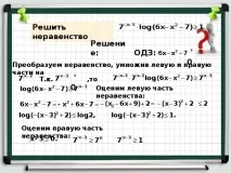 Презентація - Метод мажорант - математика, презентації презентація