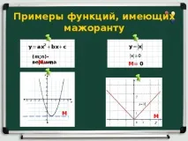 Презентація - Метод мажорант - математика, презентації презентація