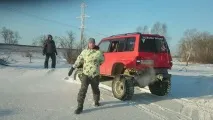 опитвам снега