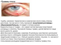 органите зрението очите