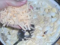 Рецепт Салат з куркою чорносливом та смаженими грибами салат