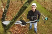 една ръка подрязване