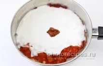 Тайський томатний суп з креветками. томатний