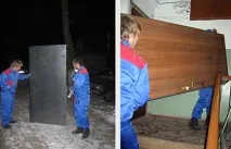 метални врати старата врата