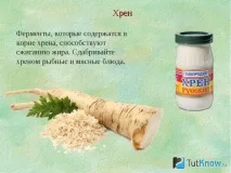 Хрін для схуднення - рецепти та протипоказання схуднення